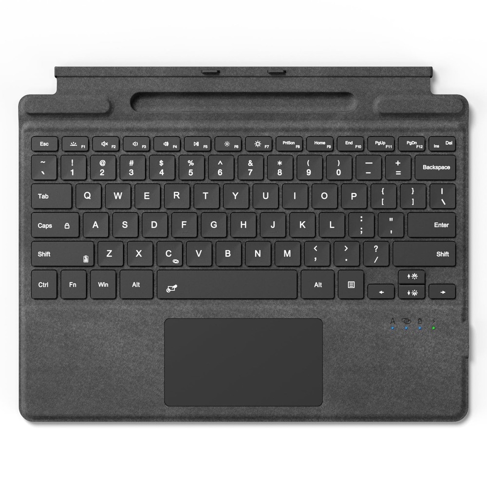 Microsoft Surface Pro Keyboard 13" Backlit Bluetooth Wireless USB-C Trackpad